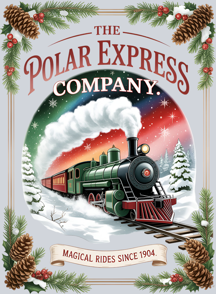 Polar Express Train Artwork