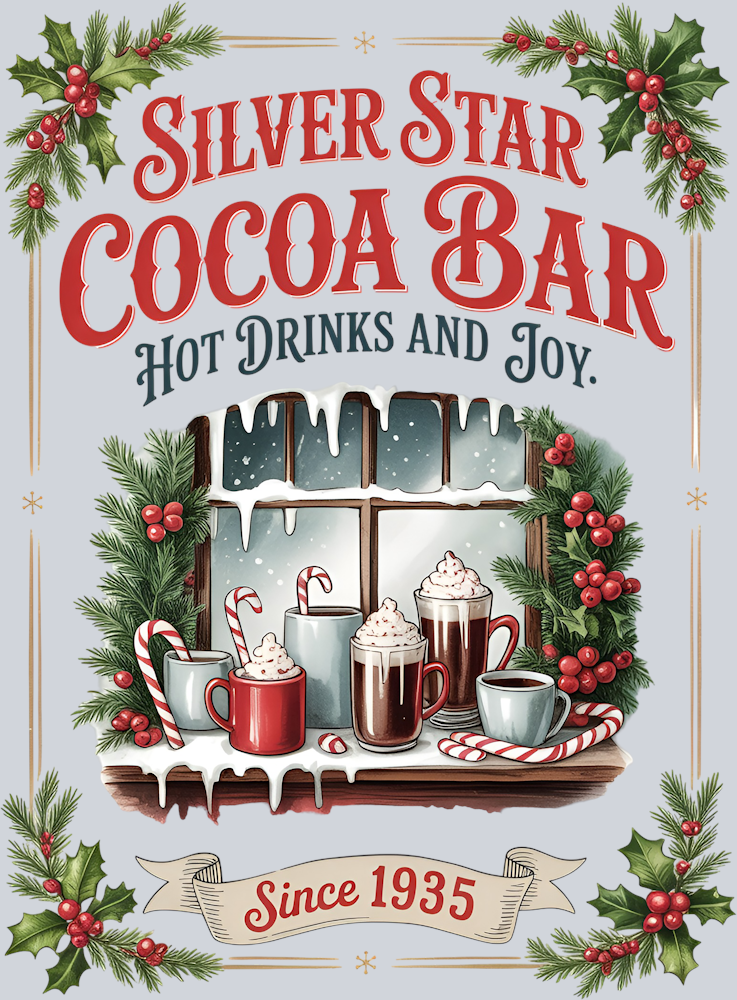 Silver Star Cocoa Bar Sign
