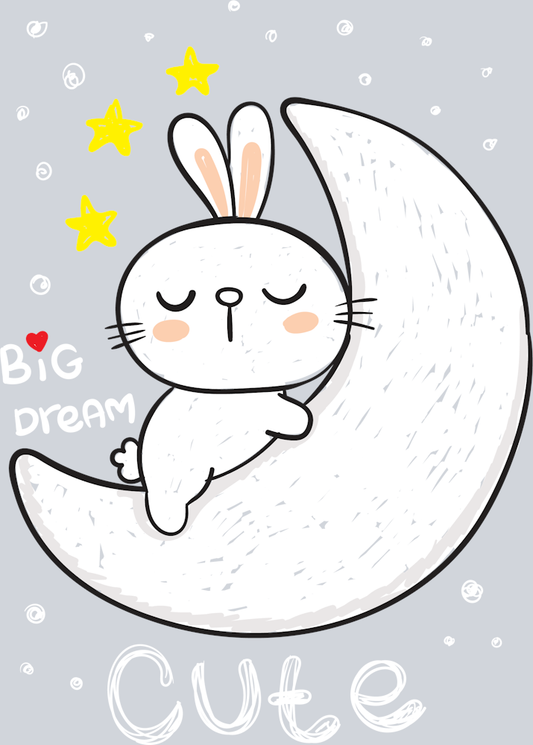 BUNNY WITH MOON