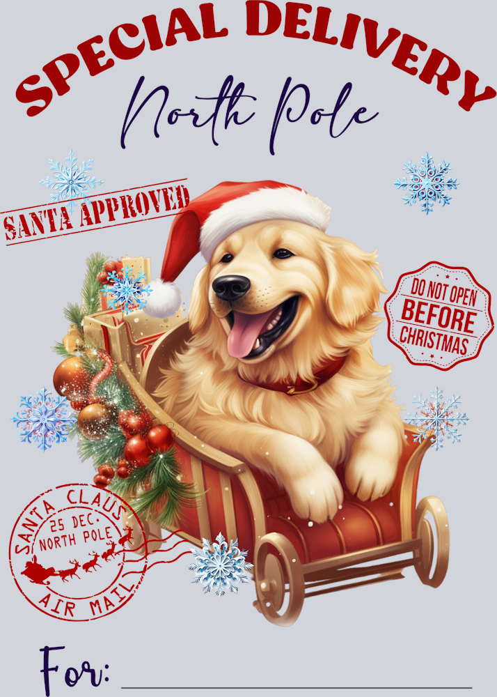 Santa's Special Delivery Dog