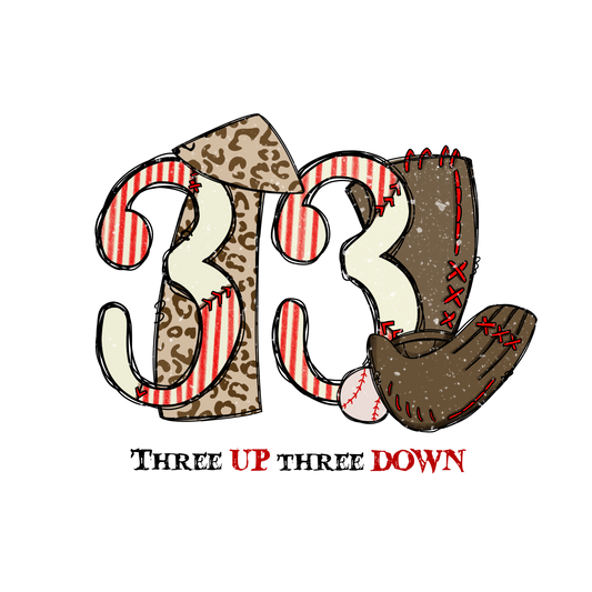 3 Up 3 Down Baseball