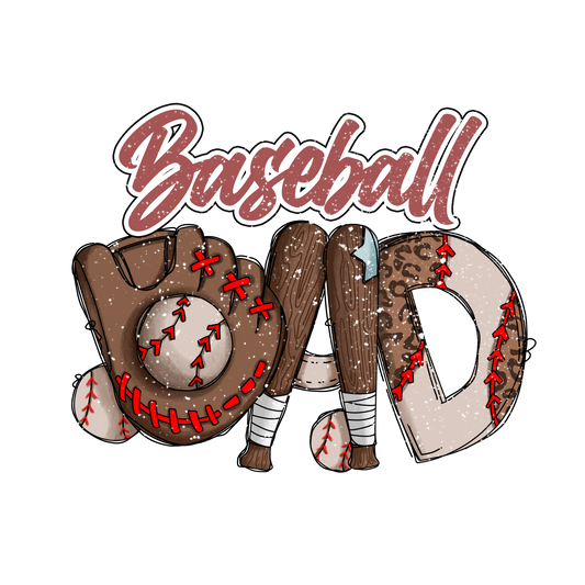 Baseball Dad Bats and Gloves