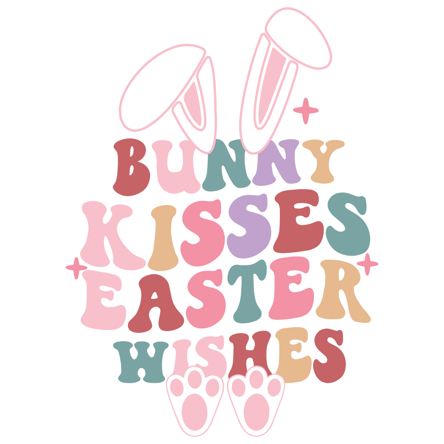 Bunny Kisses Easter Wishes