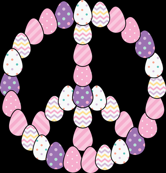 Easter Egg Peace Sign