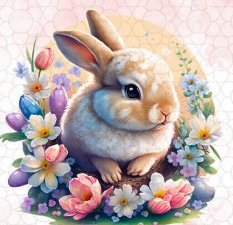 Easter Bunny Sublimation Clipart Bundle