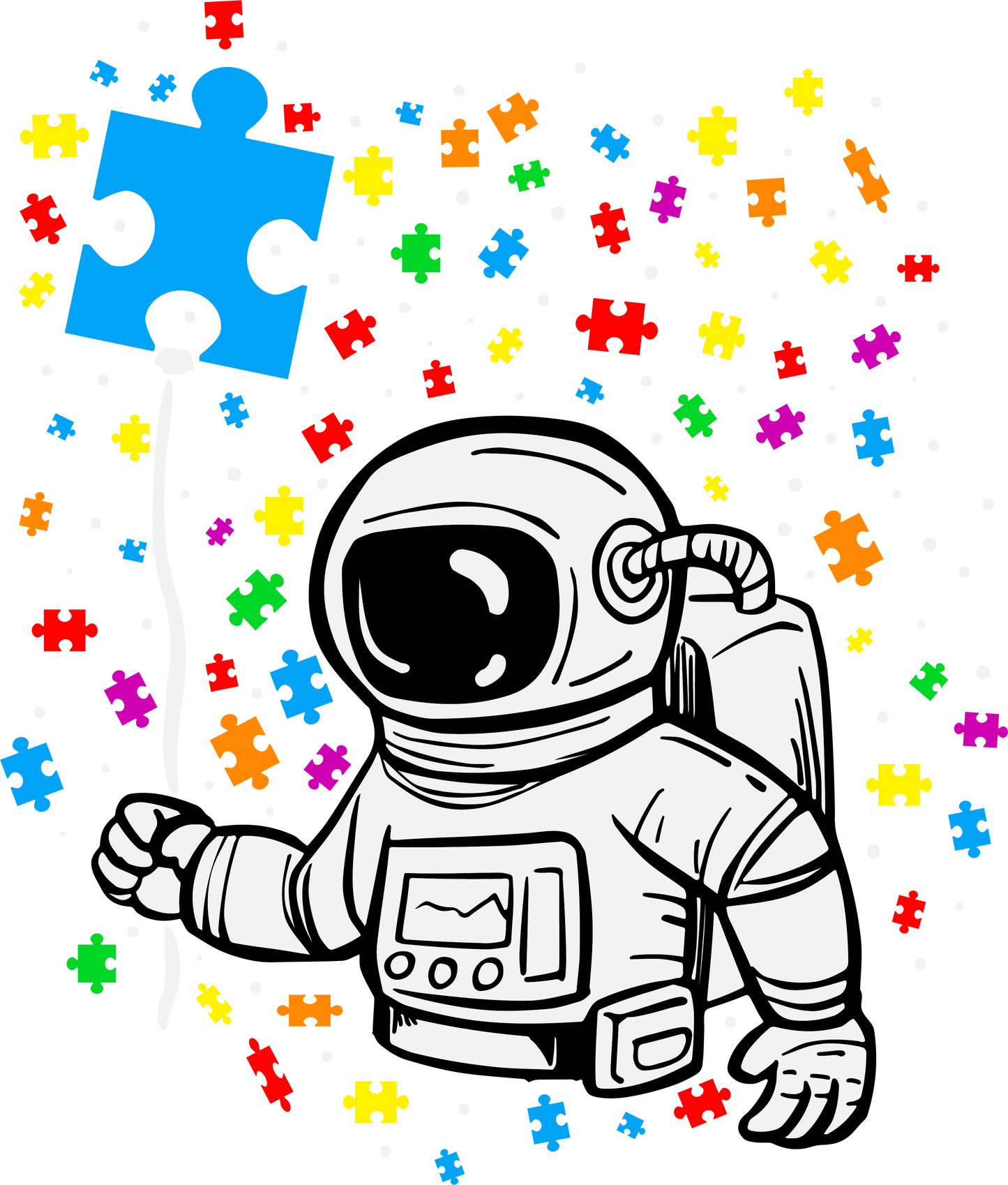 Autism Astronaut Balloon