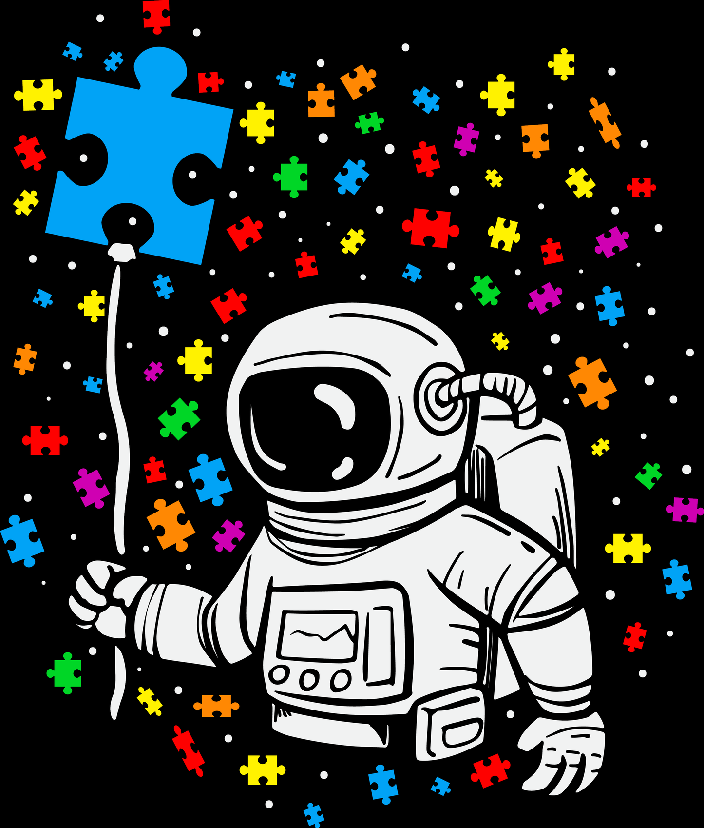 Autism Astronaut Balloon
