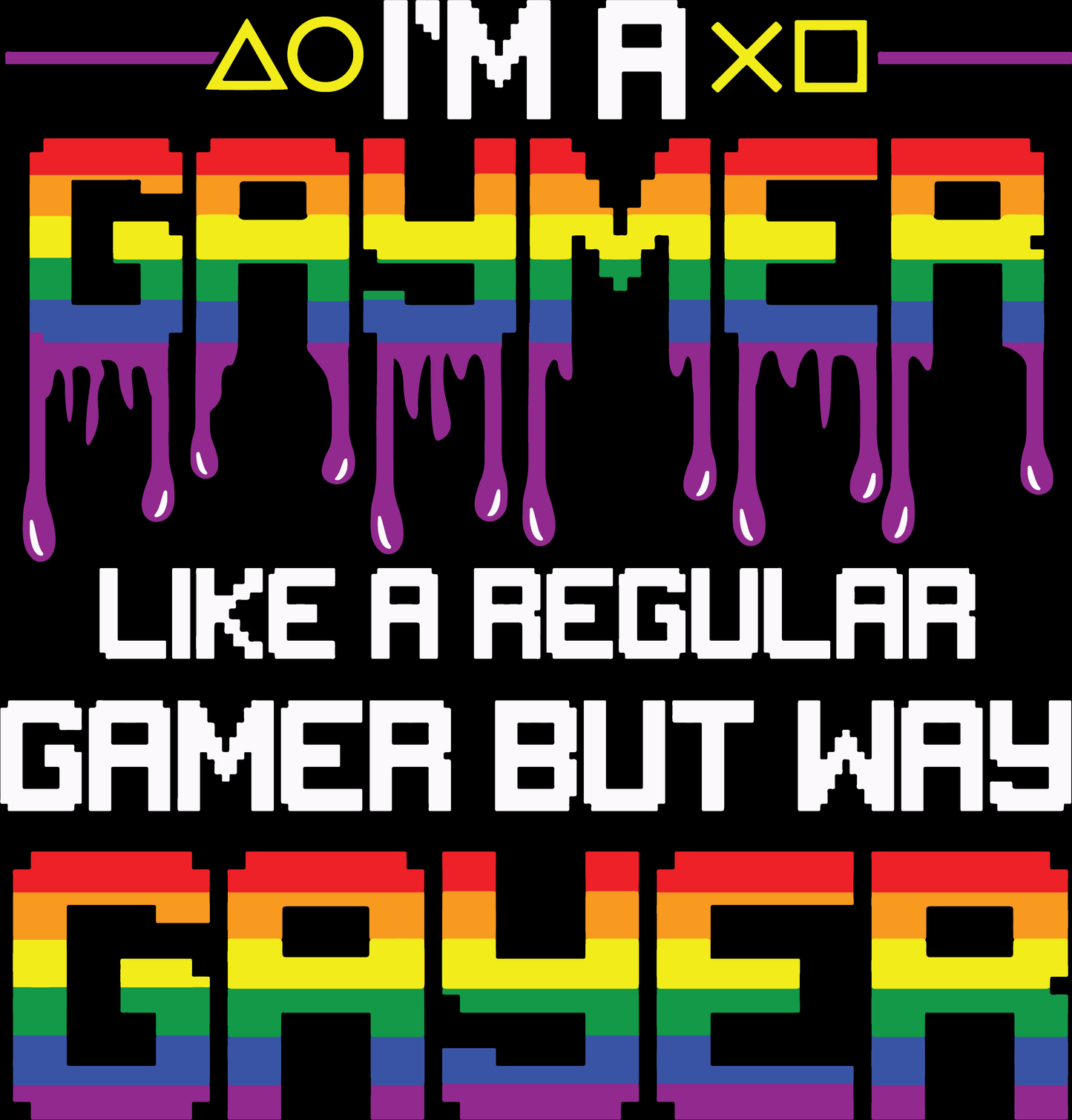 I'M A GAYMER Like A Regular Gamer but way GAYER