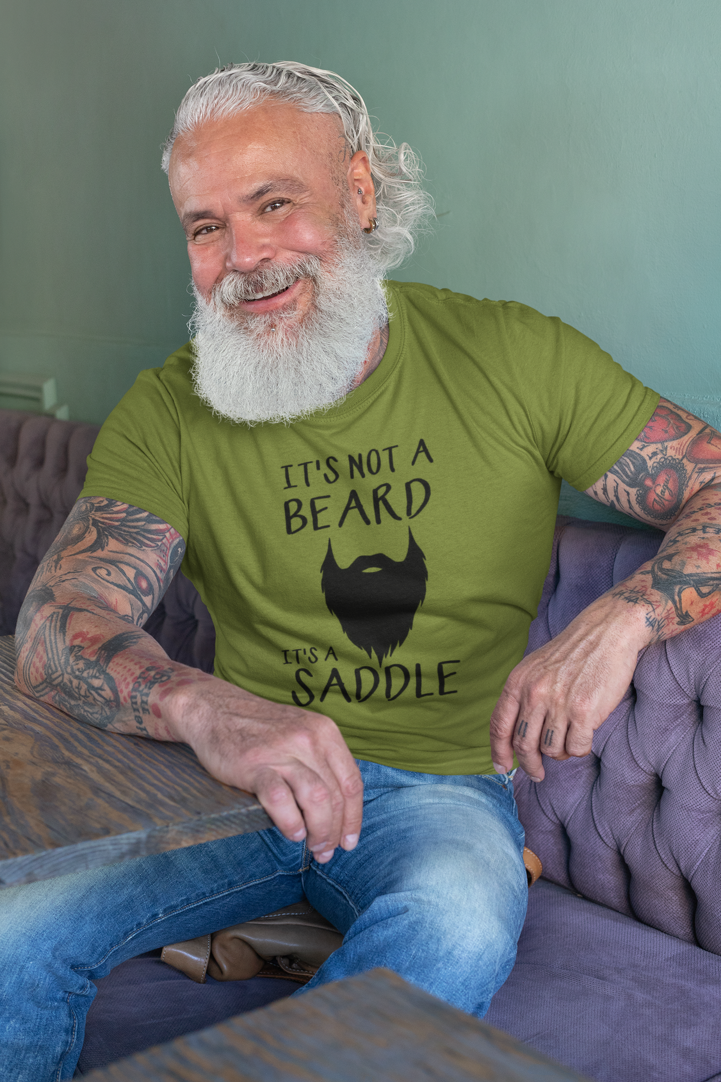 It's Not A Beard It Is A Saddle