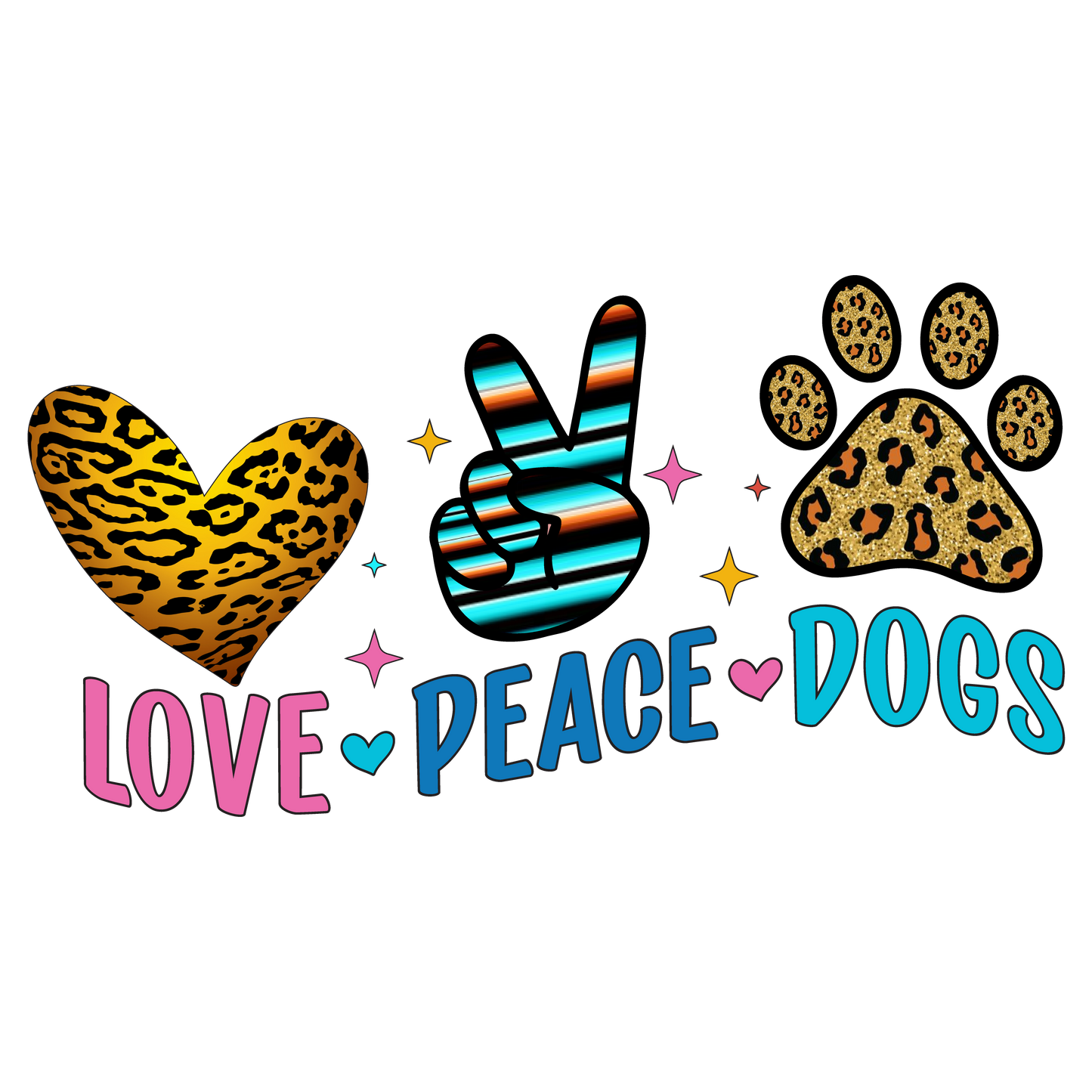 Love Peace Dogs