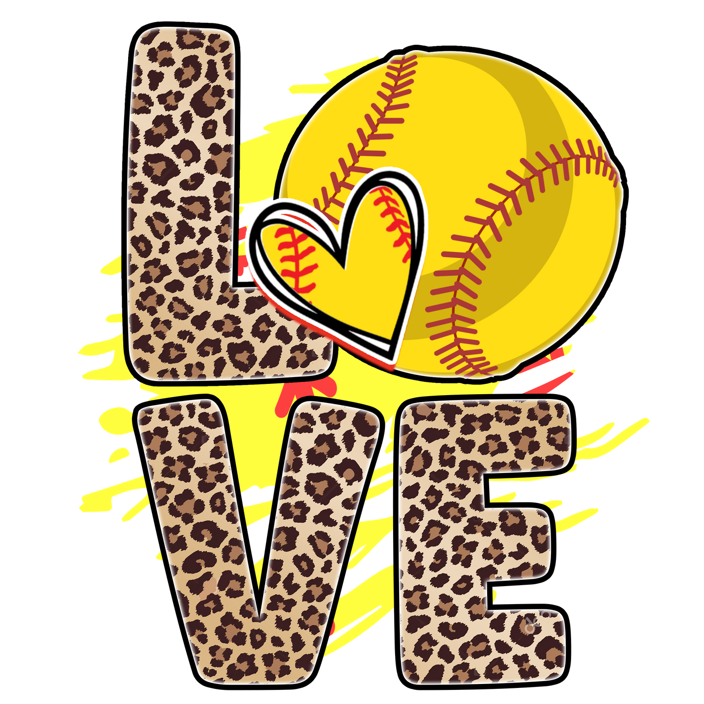 Love-Hearts-Softball