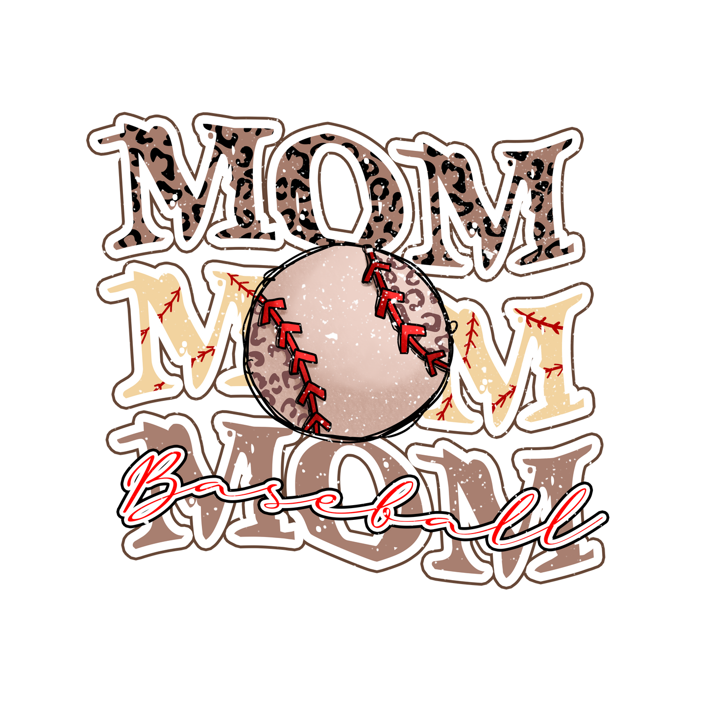 Baseball Mom Mom Mom