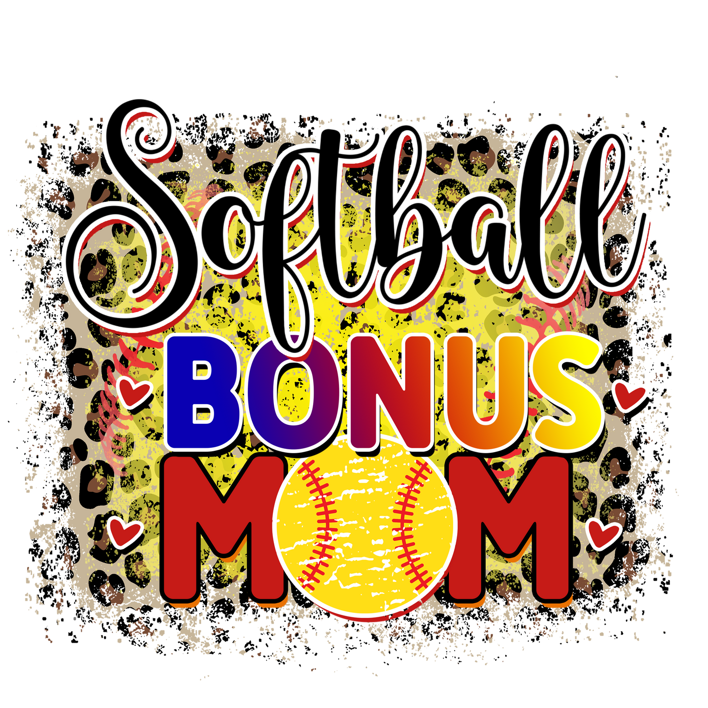 Softball Bonus Mom  digital download