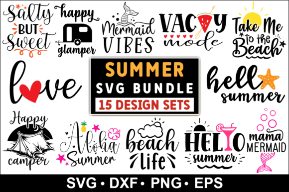 Summer Quotes SVG Bundle – MyLink2Ink